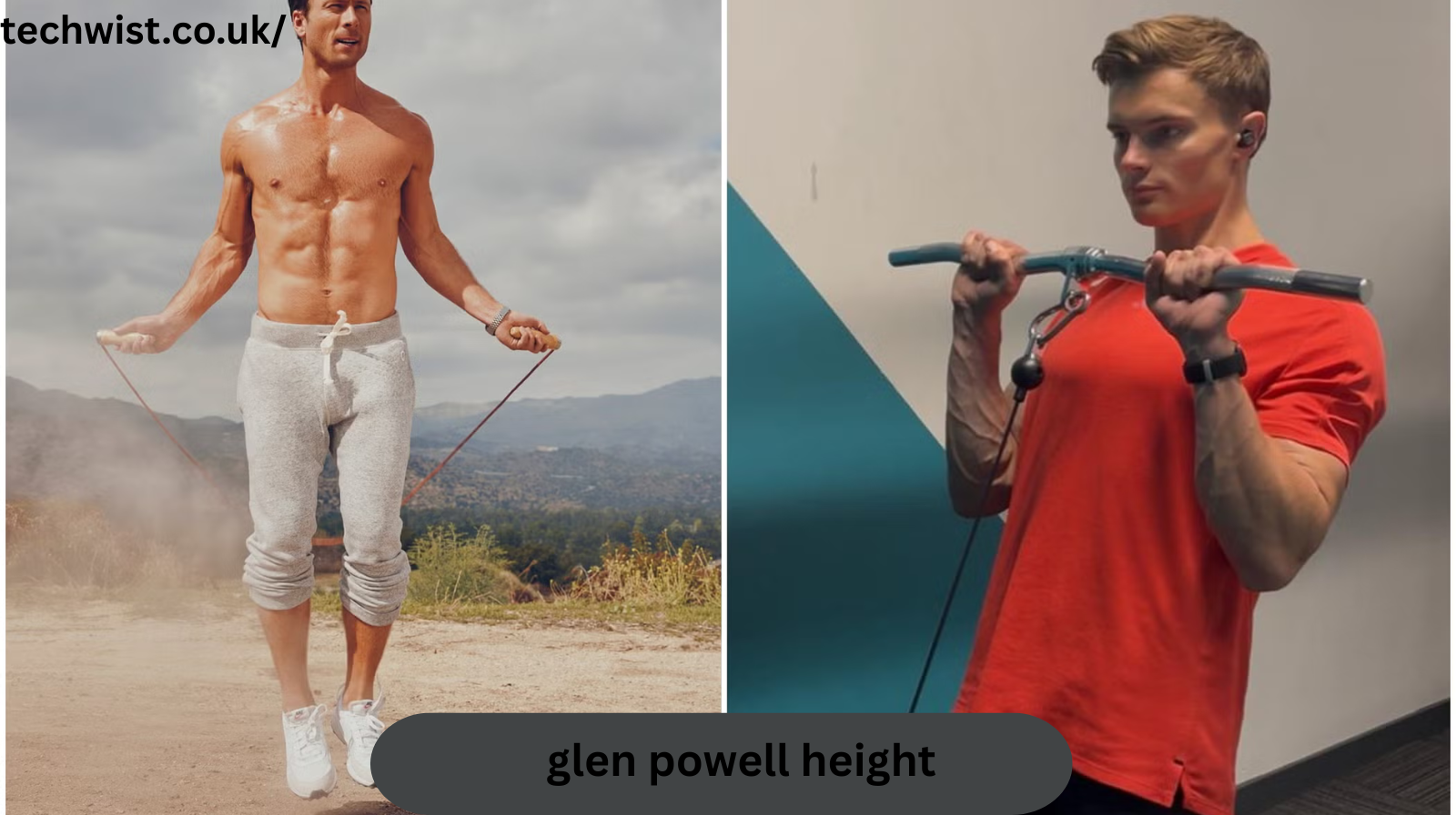 glen powell height