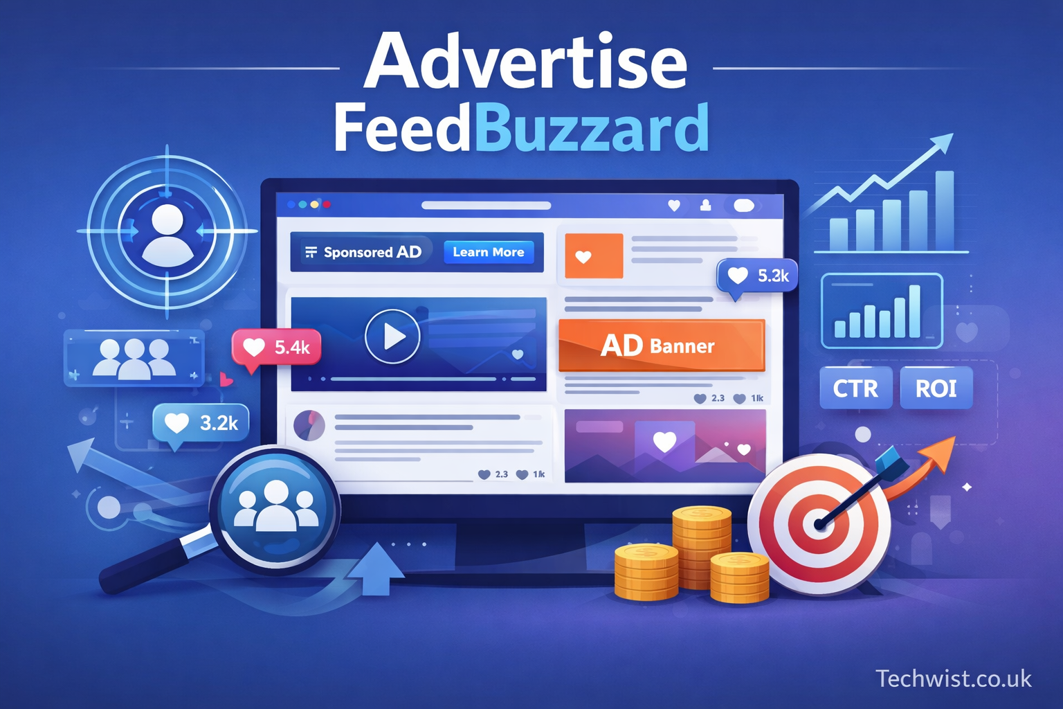 What Does It Mean to Advertise on FeedBuzzard?