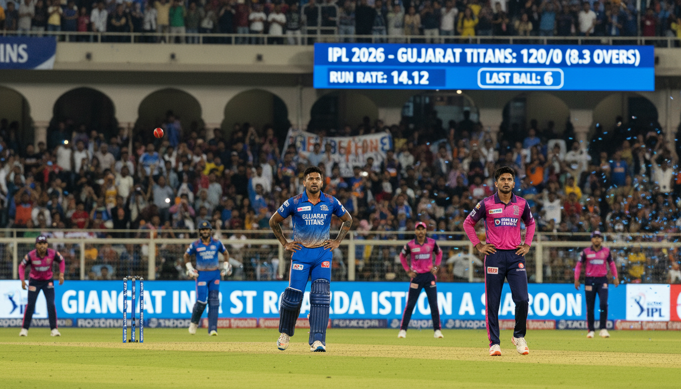 Rajasthan Royals vs Gujarat Titans Match Scorecard: Full IPL 2026 Run Chase & Highlights
