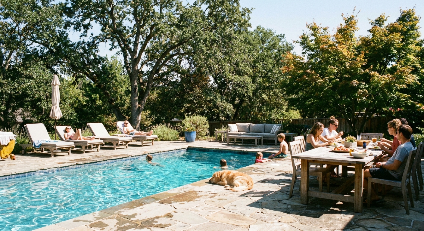 Cloudy Pool Water